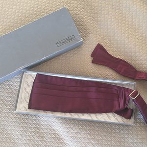 Tie + Cumberbund:  Robert Talbott - Burgundy